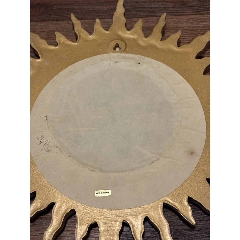 Vintage MCM Sunburst Starburst Mirror 15